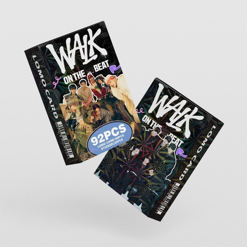 92Pcs/Set Kpop Taeyong Jaehyun WALK Album Photocards Stickers Yuta Jungwoo Doyoung Selfie Cards Haechan Johnny Decals Fans Gifts