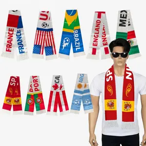 Sports Fan Scarf, Lightweight Supporter Scarf for Parties, Events, Celebrations and Sports-Themed Activities