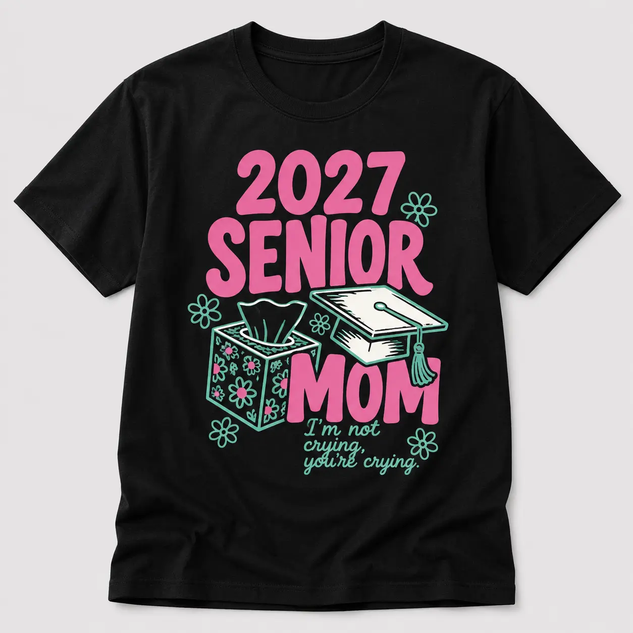Senior Mom 2027 Shirt, Class of 2027 Senior Mom Tee, Proud Graduation Mom T-Shirt, High School Senior Mom Gift, First Day of Senior Year Shirt, Graduation Celebration Tee, Unisex Cotton Tee - Trend Cotton Shop