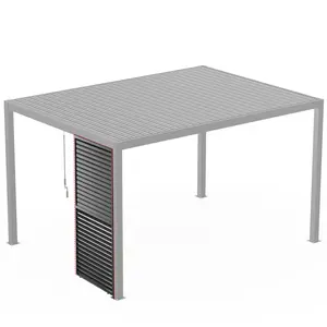 9720 Louver Grille 1/3 10ft aluminum frame & louvers