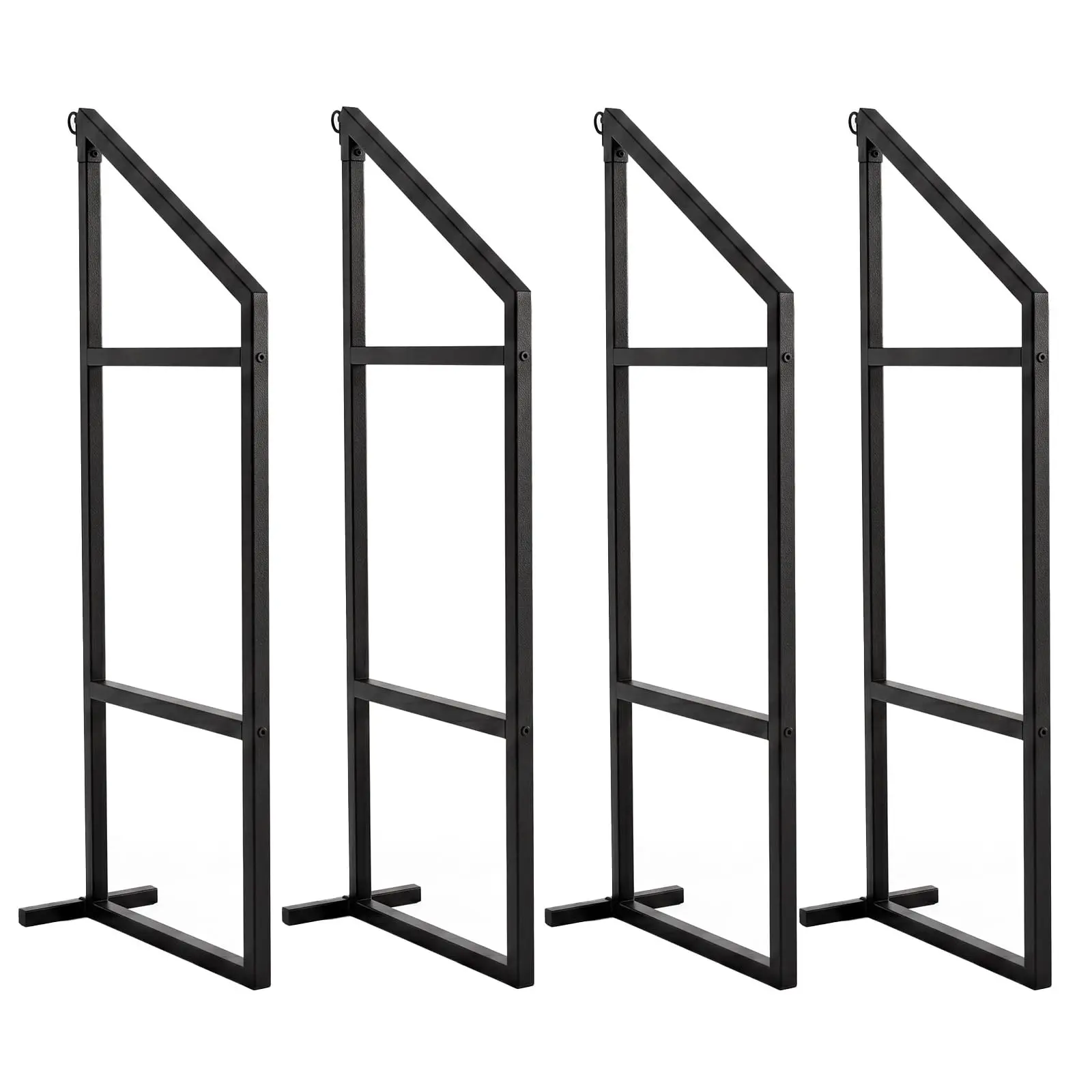 GAOMON 4 Pcs Heavy Duty Wall Mount Brackets - Durable Shelf Hardware Accessories, No Drilling Required, Floating Shelf Support, for Shipping Containers & Garages, 52inH x 20inW