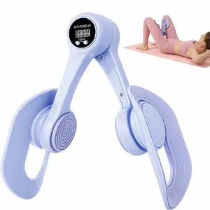 Inner Thigh Trainer for Women with LED Display, 360° Rotating Pelvic Floor Muscle Exerciser, Hip Leg Arm Toner, Portable Home Fitness Equipment
