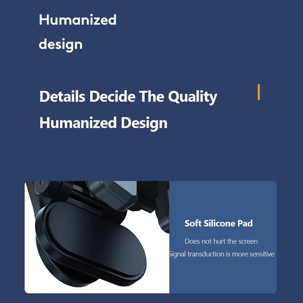 G21 1 Pair 6 Finger Game Controller for PUBG Game Mobile Gamepad Trigger Joystick Shooter Fire Button Controller for PUBG Mobile G21 1 Pair 6 Finger Game Controller for PUBG Game Mobile Gamepad Trigger Joystick Shooter Fire Button Controller for PUBG Mobile