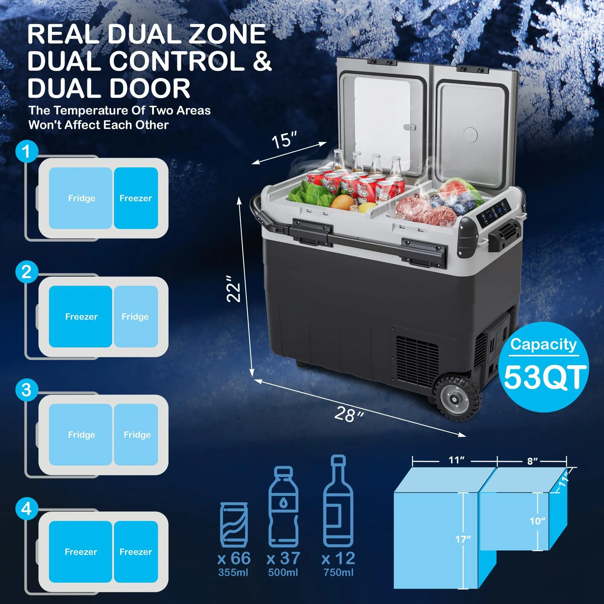 53QT - With Wheels & Handle