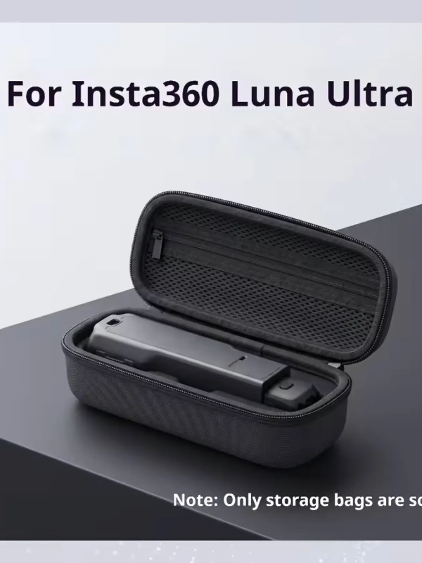Va for Insta360 Luna Ultra Gimbal Camera Case, Single Unit Storage, Portable, Shockproof, Pressure-Resistant, Ideal for Sports Cameras