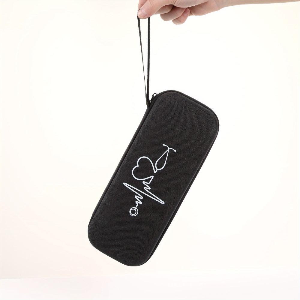 Heartbeat Line Pattern Stethoscope Storage Case, 1 Count Dust-proof Stethoscope Carry Bag, Durable Lightweight Organizer, Travel Carry Bag for Medical Diagnosis Accessories, Organiser