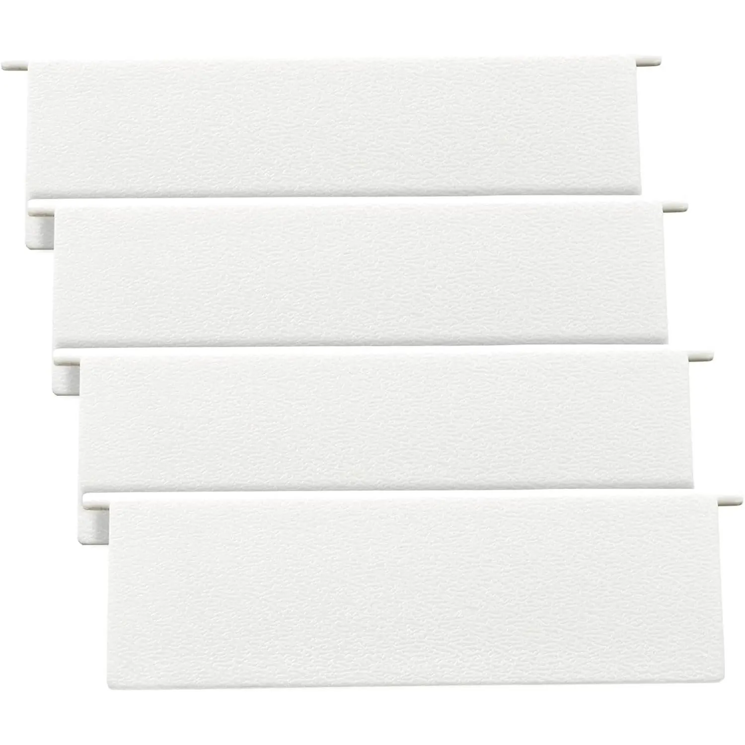 4 Inch Dryer Vent Flap Replacements for Exterior Wall Shutter Vent Cover - 4 count (White) ﻿ ﻿