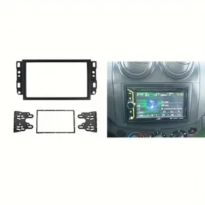 2 Din car radio Fascia Panel Frame For Aveo For Lova For Captiva For Gentra, car Radio Stereo Panel Dash Kit Frame Bezel