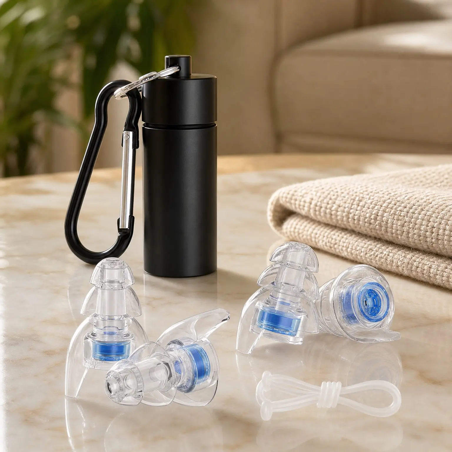 Concert Ear Plugs, 2 Pairs Reusable High Fidelity Musician Earplugs for Concerts, Loud Music, Noise Reduction Hearing Protection for Rave, Festival, Music, Tinnitus ReliefGift