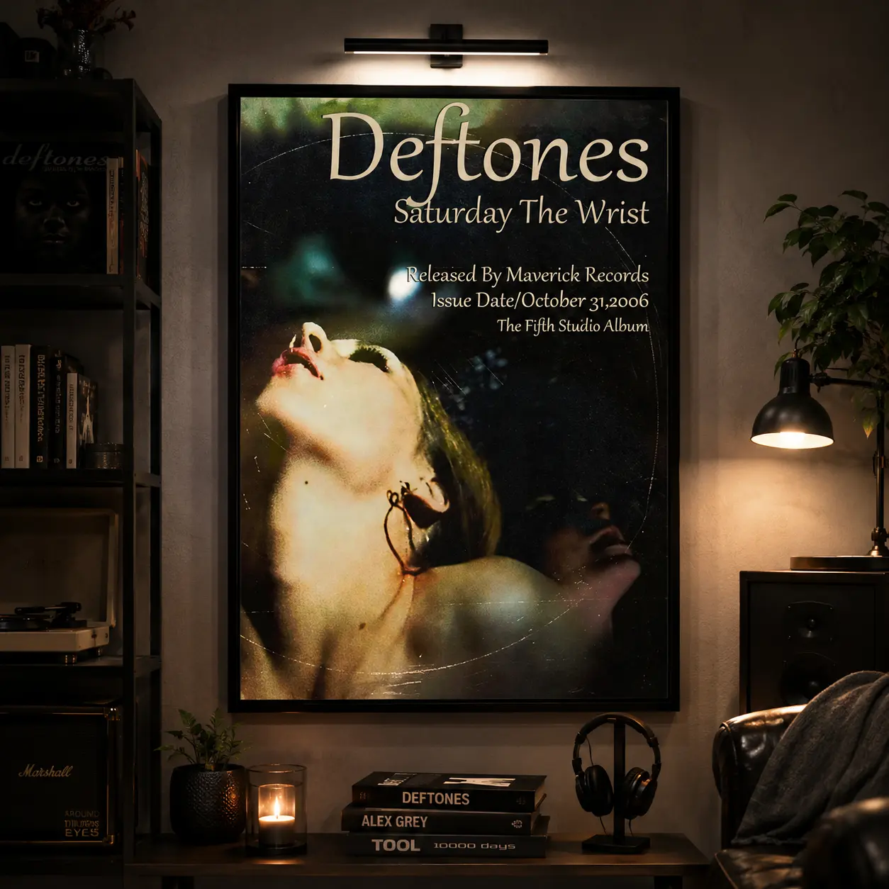 Retro Inspired Band Themed Wall Art D-Deftones Posters Classic Music Album Canvas Painting Ideal for Home Room Decor retro band poster album themed poster music themed poster canvas wall art print home decor wall art
