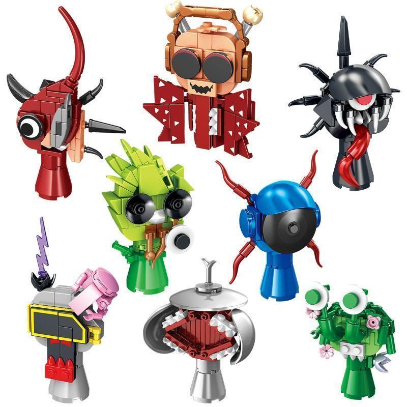 Sprunki Blocks Toys Sprunki Building Blocks Model Children's Educational Oren Wenda Building Block Toys for Kids Birthday Gift popular