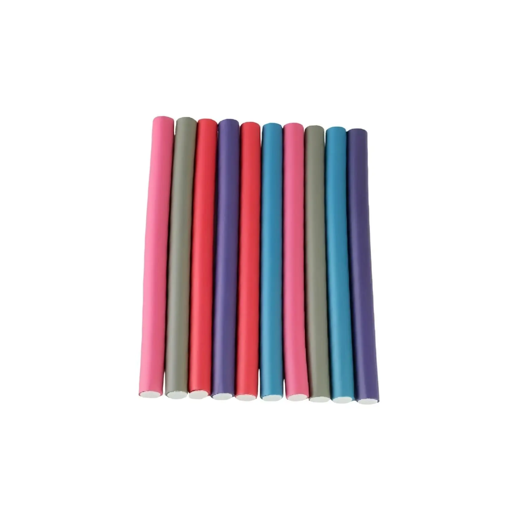 10pcs Flexible Heatless Hair Rollers, Bendy Twist Curling Rods, DIY Soft Foam Curls, Hair Styling Tools, Natural & Salon-Quality Results, Heatless Hair Curlers