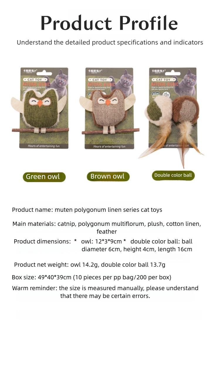 Cat Self-Play Toy with Catnip & Silvervine – Feather Teaser, Dental Chew Stick, Interactive Boredom Buster for Indoor Cats