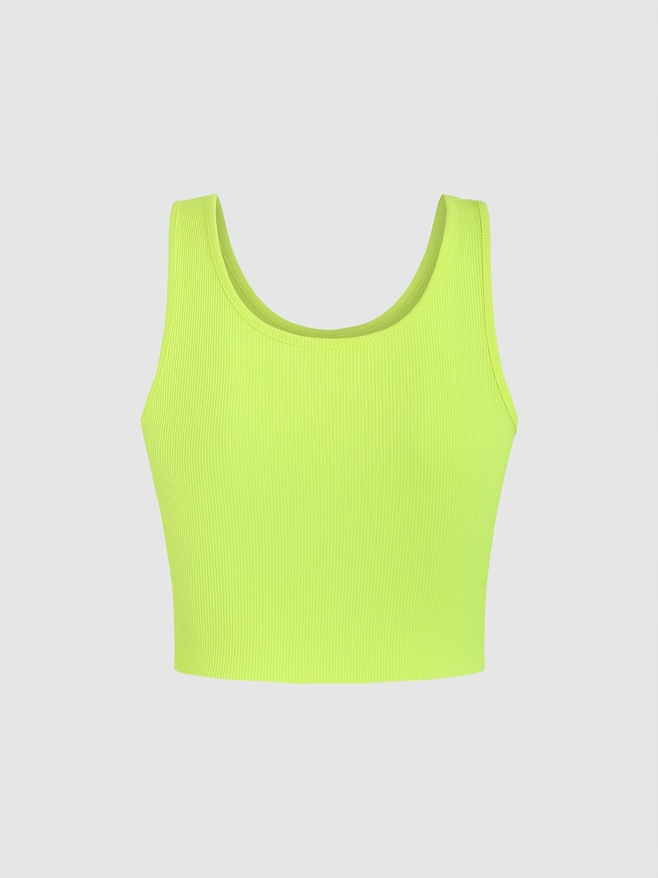 Women's Letter & Fruits Print Lightweight Crop Tank Top, Casual Scoop Neck Sleeveless Top for Daily Wear, Ladies Clothes for All Seasons