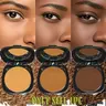 Cosmetic Setting Powder Cake with Concealer Effect, 3 Colors Available, Waterproof and Sweatproof Matte Finish, Comes with Powder Puff, Perfect Gift for Her, Makeup Powder
