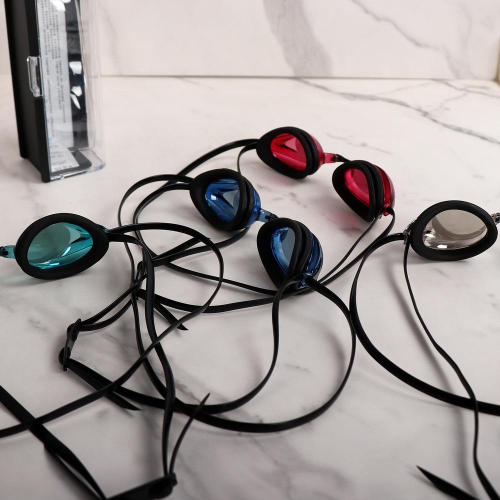 Waterproof racing goggles adult professional electroplating coating UV protection lash