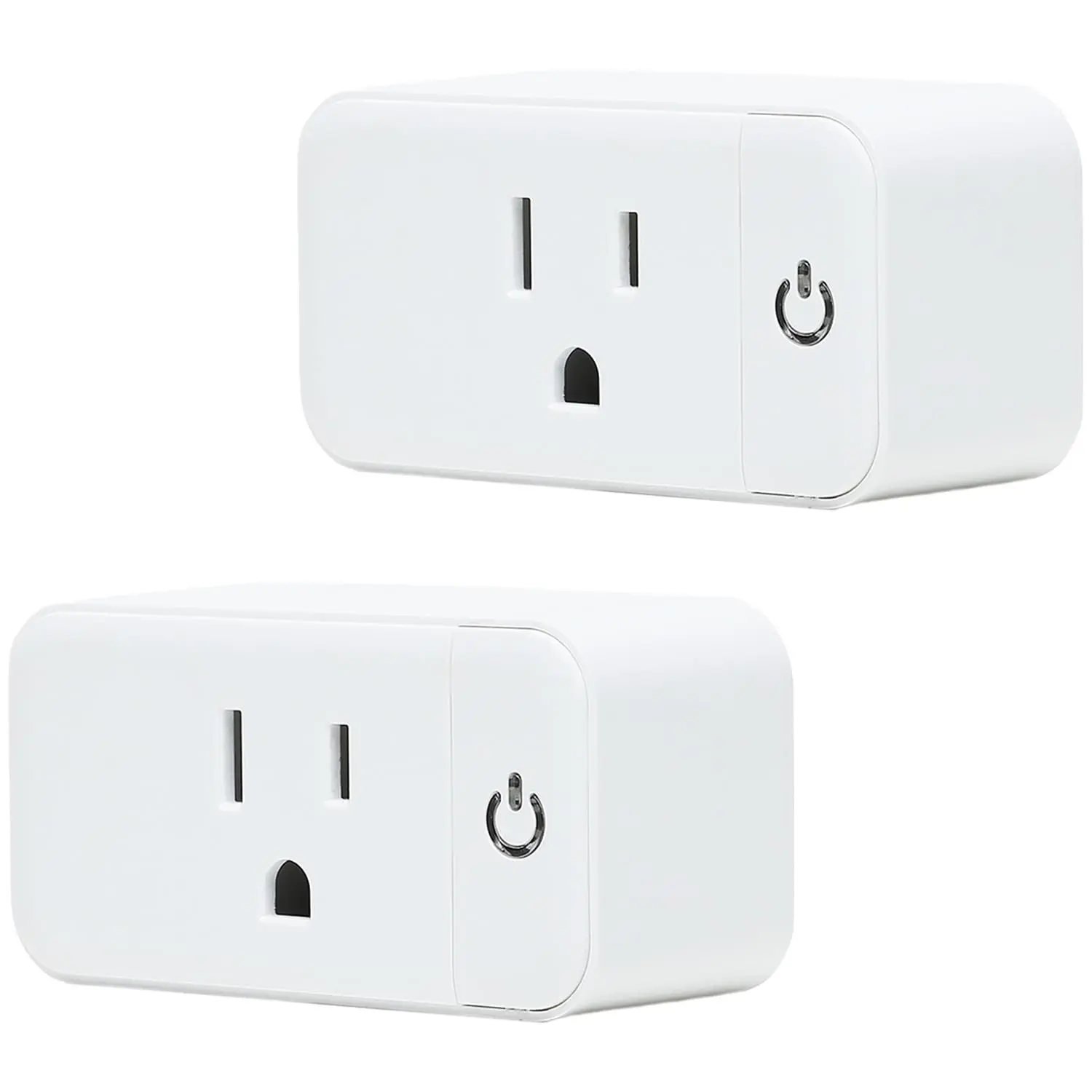 Smart Plug - 2 Pack 2.4G Wi-Fi Outlet Works with Echo, Alexa & Google Home | Smart Plug with Timer, Remote, Voice & Group Controller | No Hub Required