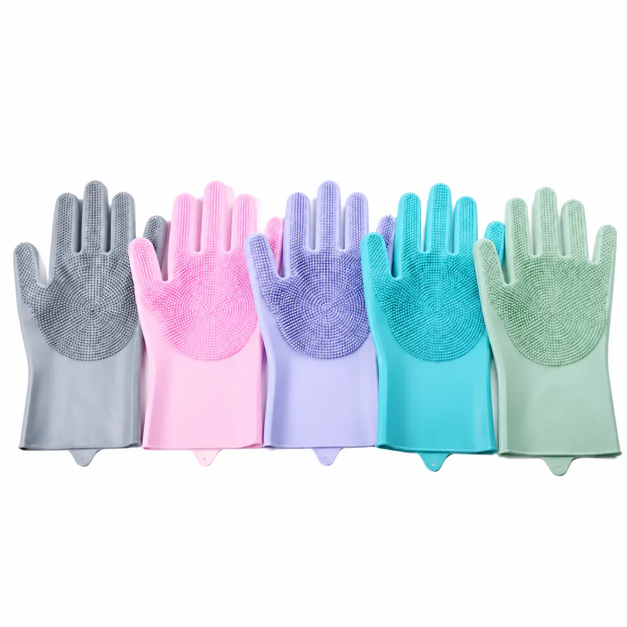 Premium Silicone Pet Bathing Gloves for Dogs and Cats – Reusable, Non-Slip Grooming Mitt with Soft Bristles, Gentle Exfoliating Massage for Shedding Control, Waterproof & Easy-Rinse Design for Daily Bathing and Fur Care
