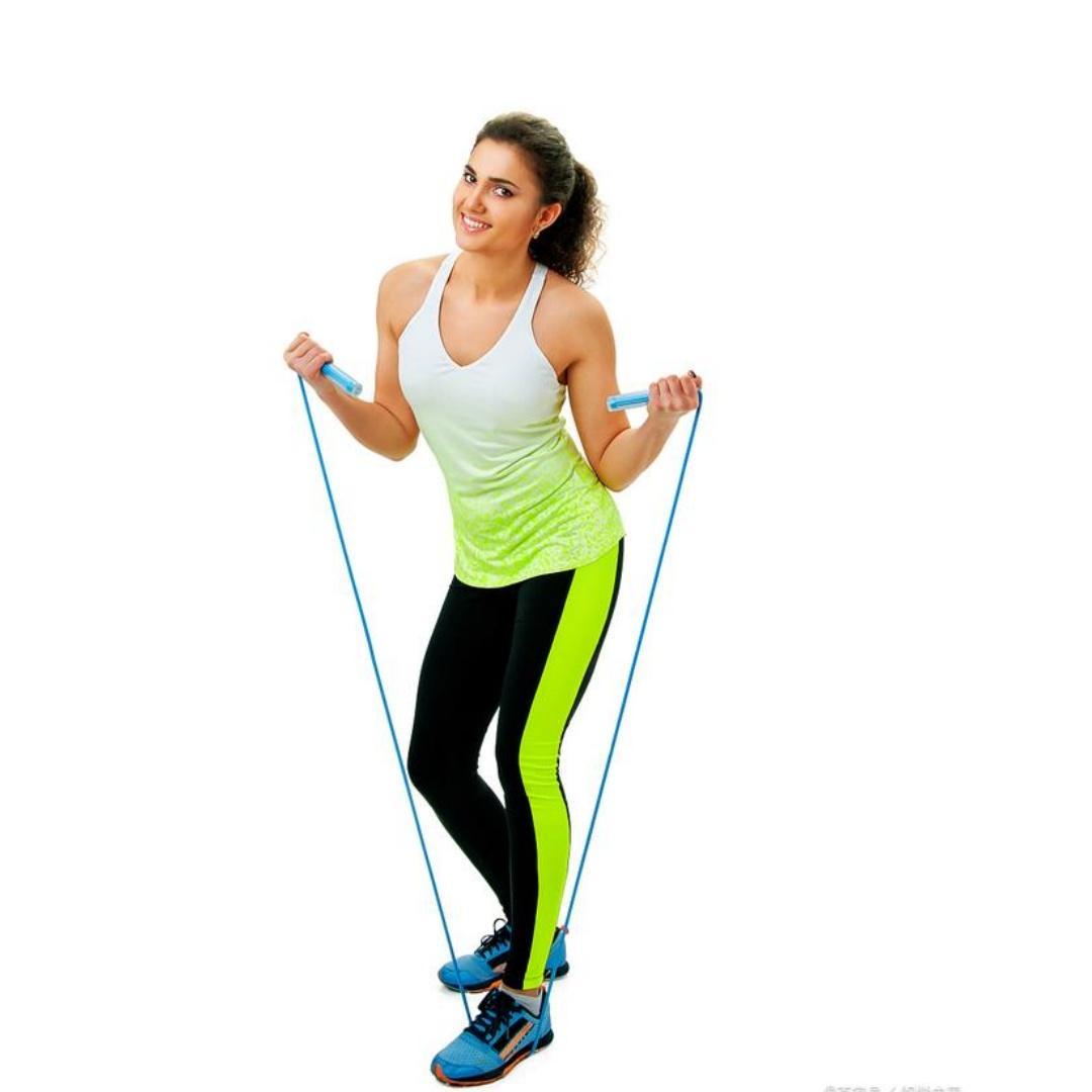 Smart Counting Jump Rope with Digital Display - Professional Tangle-Free Skipping Rope for Home Gym, Fitness & Cardio Training LED Resistance Band Kegel Trainer