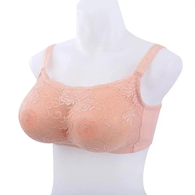 1000g/pair Artificial Silicone Fake Breast Form Crossdress Silicone Breast Forms Transvestism Dressed As Woman B D Cup with Bra