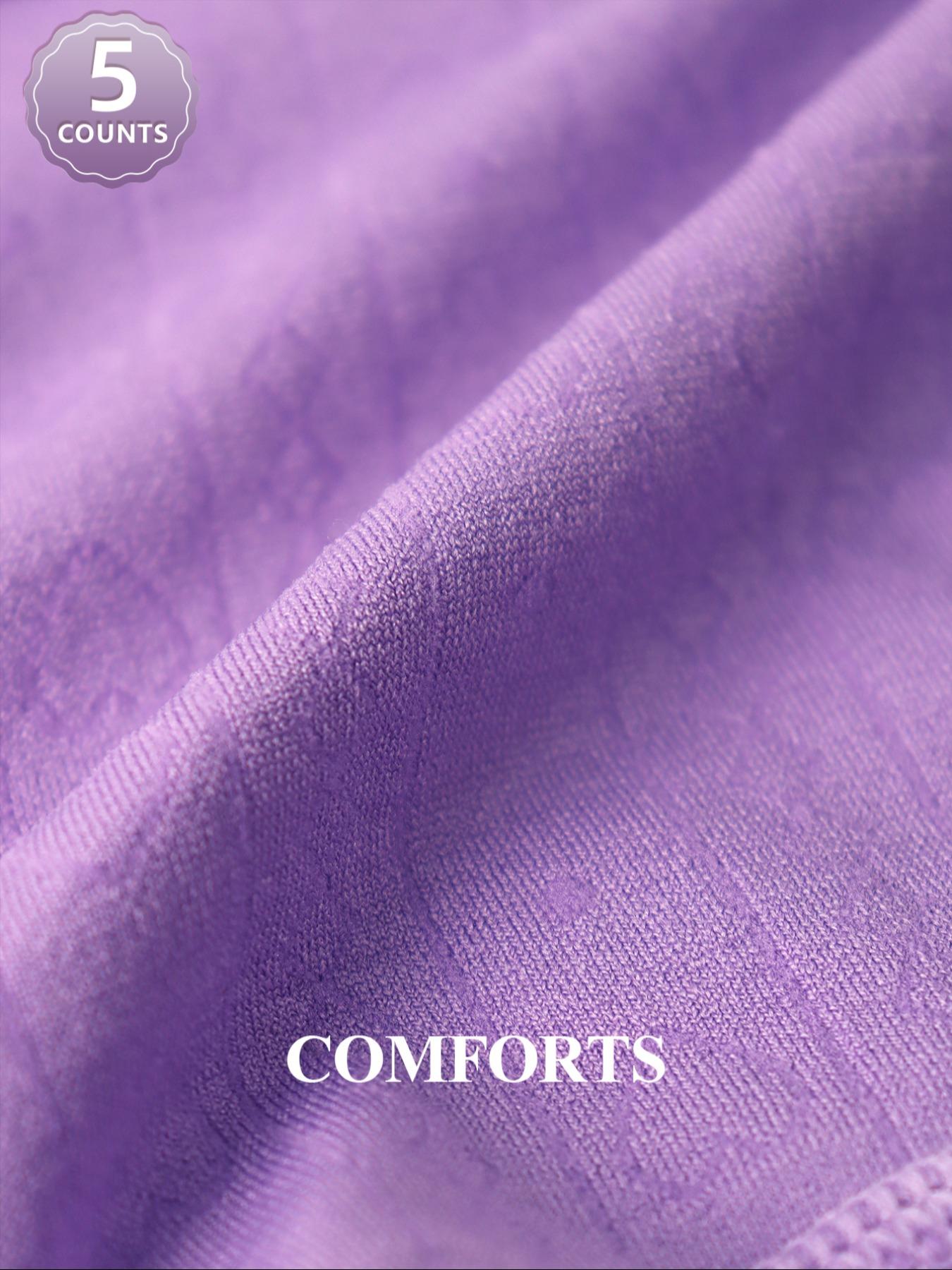 Women's Colorblock Panty, Soft Comfy Breathable Knicker for Daily Wear, Fashion Comfy Underwear for All Seasons