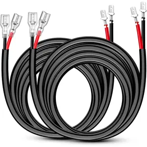 Nilight 2PCS 12AWG 10FT Wire Extension Kit For LED Light Bar/Led Pods/LED Work Light
