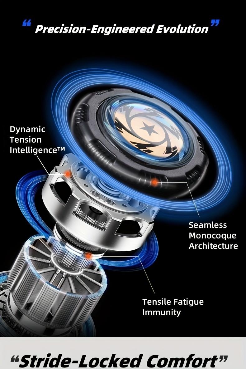 BIGWIG 1 Pair Third-Gen No-Tie Shoelaces Lock - Quick-Adjust Rotating Locking Mechanism, Lightweight ABS Anti-Slip Design, Fit for Hiking, Gym, Sports Shoes - Secure Closure for Men & Women