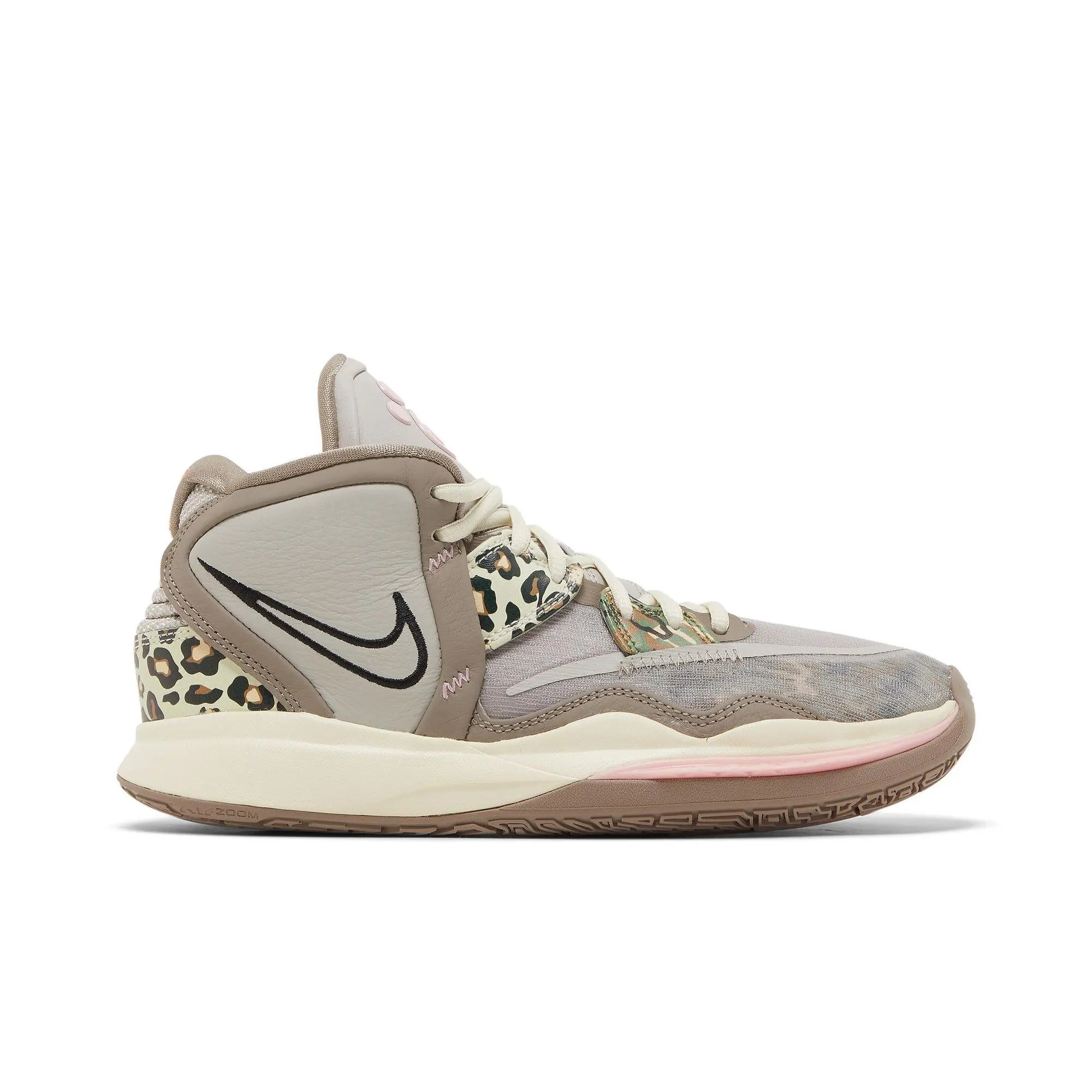 Nike Kyrie Infinity 'Leopard Camo' (Unisex) Light Iron Ore/Moon Fossil/Coconut Milk/Black basketball shoes CZ0204 006