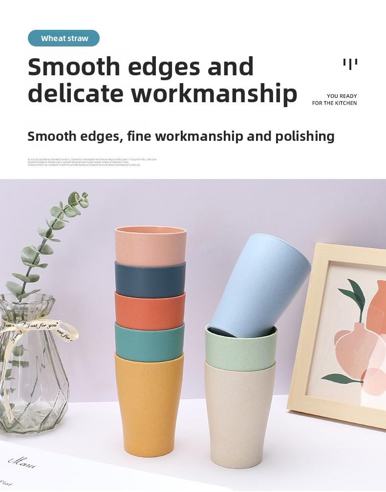 Simple household drinking cup for rinsing mouth and brushing teeth for couples