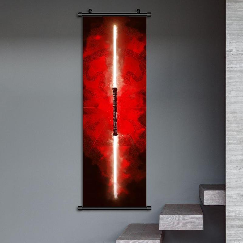 Sword Pattern Hanging Picture for Room Decor, Modern Home Decoration, Modern Wall Art Mural, Wall Decor for Home Living Room Bedroom, Dorm Essentials, Room Decor, Fall Decor, Boyfriend Gifts