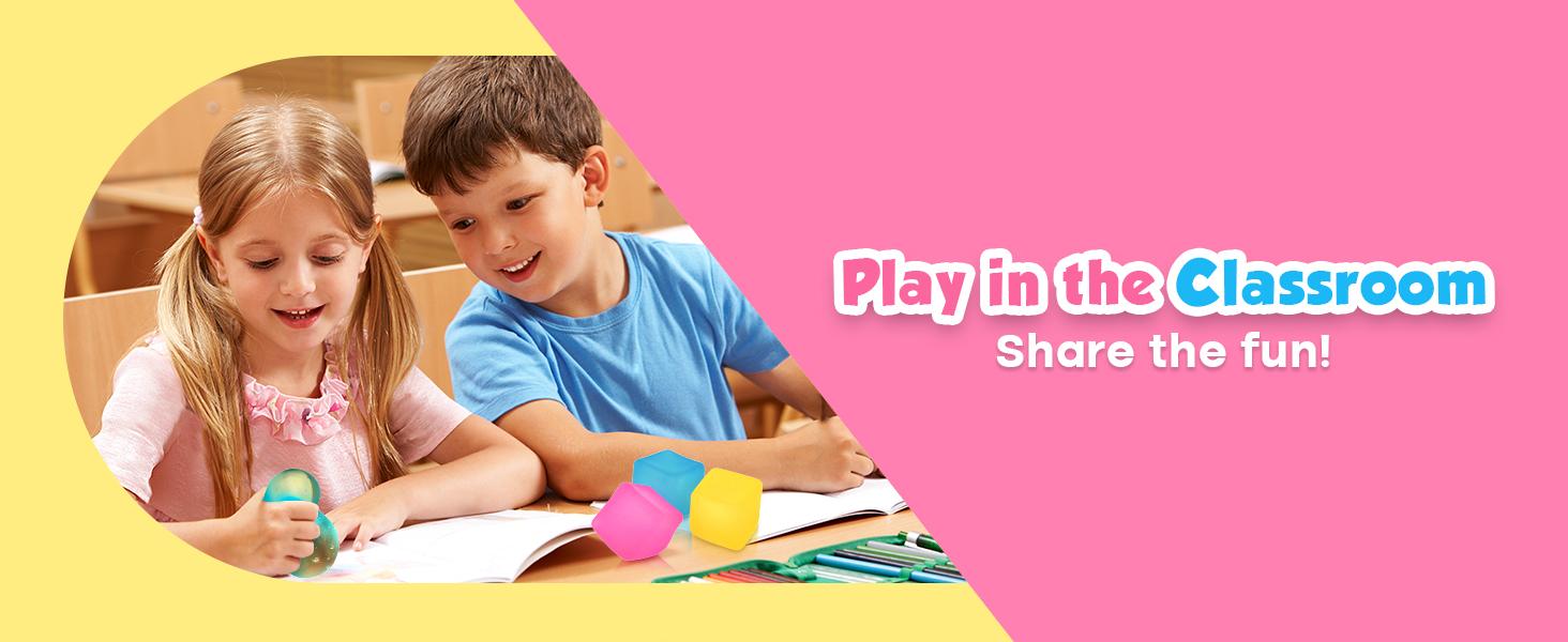 Fidget Toys Stress Cube 3 Pack: High Density Gel Filled Sensory Toys, 2.1" Cube, Anxiety Relief Squishy Fidget Toys, Stress Balls for Adults Kids Children Teens, Fidgets for Classroom Fidget Toys Stress Cube 3 Pack: High Density Gel Filled Sensory Toys, 2.1" Cube, Anxiety Relief Squishy Fidget Toys, Stress Balls for Adults Kids Children Teens, Fidgets for Classroom