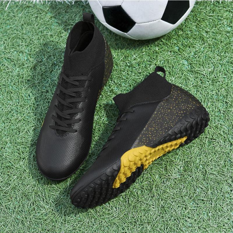 Men's Soccer Shoes Football Cleats High-top Outdoor/indoor Athletic Sneaker Lightweight Tf Ag Boots