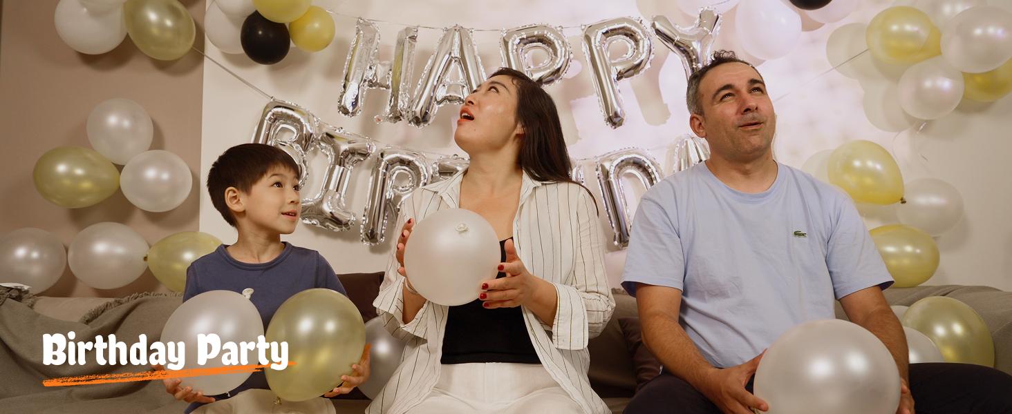 Balloon Pump Electric, Dual Nozzle Balloon Inflator Air Pump, Fast & Easy Inflation for Party Decorations, Birthday, Wedding, Baby Shower – Lightweight, Portable Balloon Blower Machine