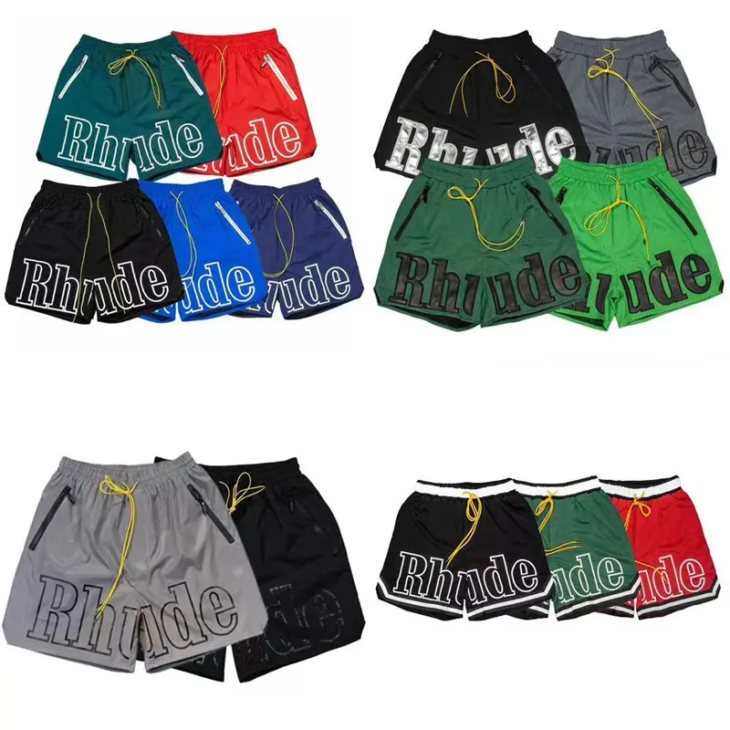 Summer New Arrival Men 3M Reflective Sports Shorts Casual Five Point Pants American High Street Tide Beach Pants For Running Fitness Workout
