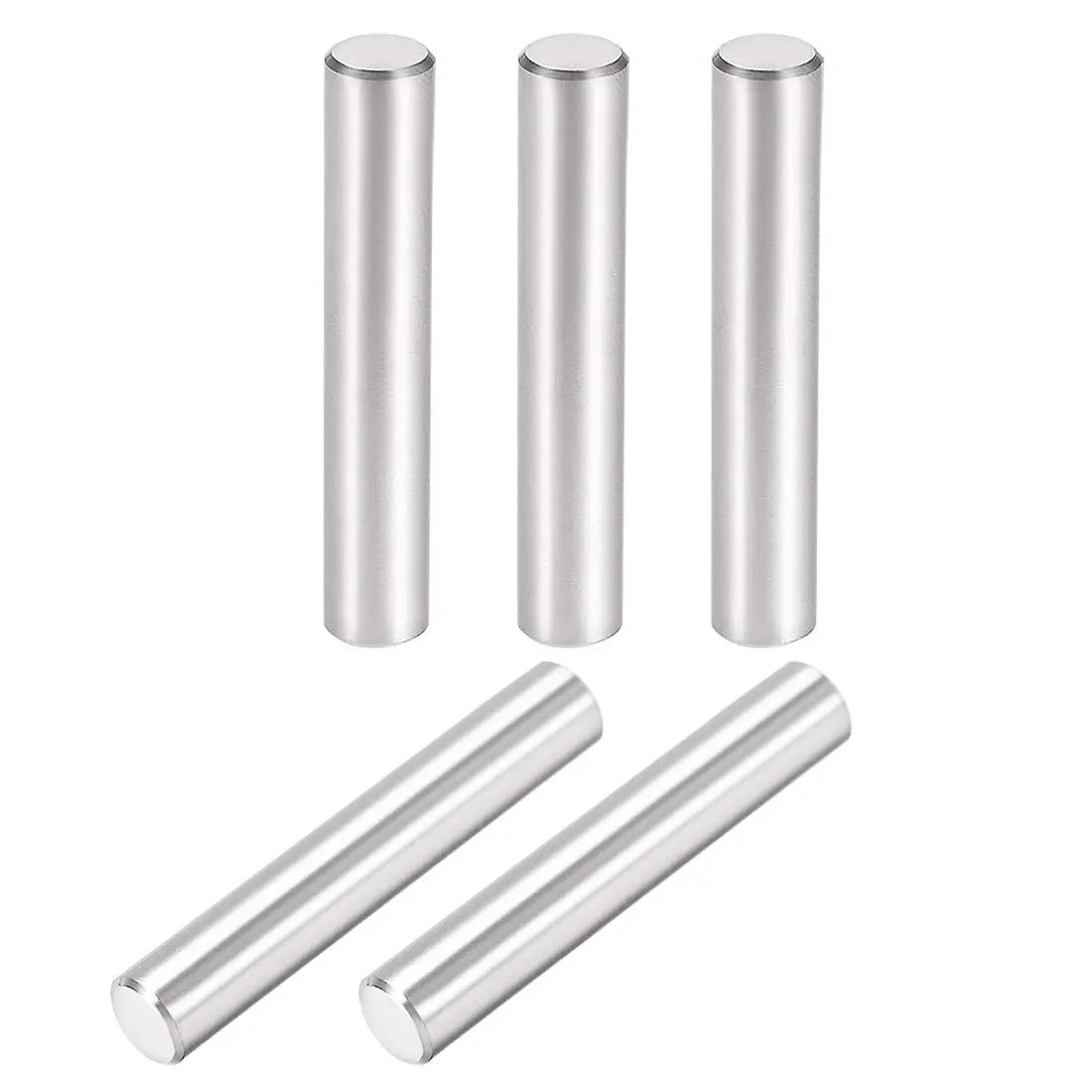 5 count 8mm x 50mm Dowel Pin 304 Stainless Steel Cylindrical Shelf Support Pin Fasten   Tone