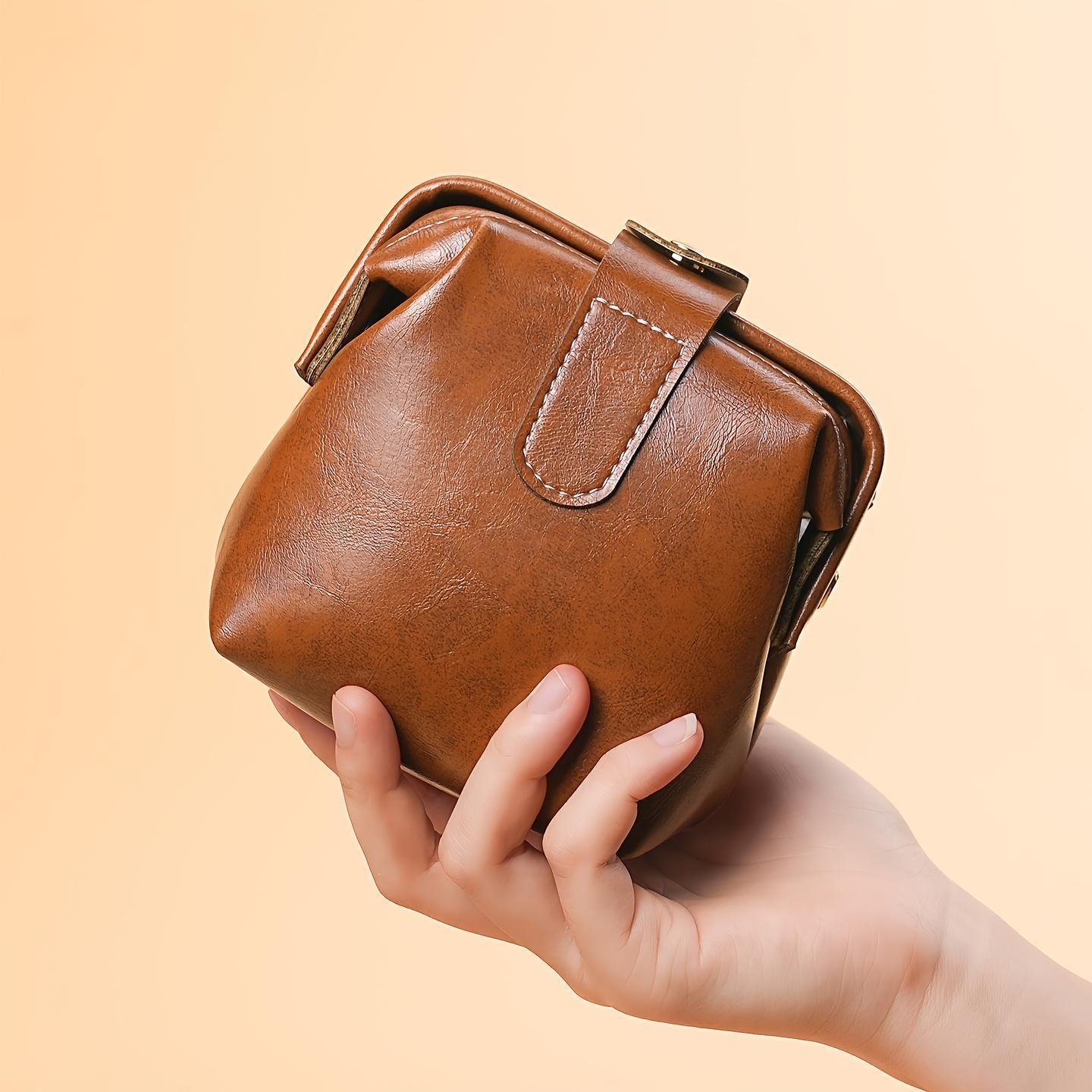 Women's Vintage Mini Wallet with Keychain, Multi-Functional Card Holder & Coin Purse, Compact Stylish Small Wallet for Cash & Cards, Perfect for Everyday & Special Occasions