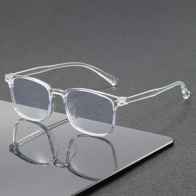 Classic Minimalist Unisex Non-Prescription Glasses, Frame Glasses, Blue Light Protection, Ideal for Daily Use, Office Reading, Driving & Outdoor Leisure, Stylish Eyewear