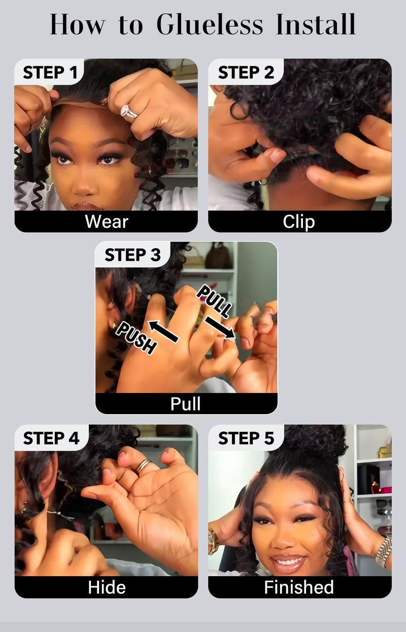 Wavymy 360 Straight Invisi Drawstring Wear Go Glueless Pre-Bleached And Pre-Cut Lace Glueless Wigs Flexi-Fit Glueless Water Wave Wigs 180% Density Wavymy 360 Straight Invisi Drawstring Wear Go Glueless Pre-Bleached And Pre-Cut Lace Glueless Wigs Flexi-Fit Glueless Water Wave Wigs 180% Density