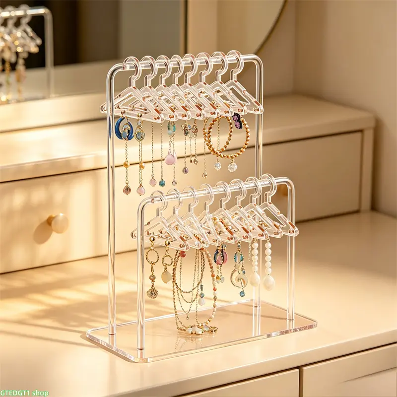 Acrylic Earring Display Stand — Earring Organizer, Jewelry Display Stand, Home/Bedroom Storage, Earring Holder, Jewelry Organizer; the Perfect Gift for a Girlfriend