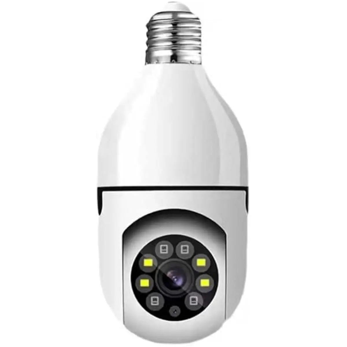 Light Bulb Security Camera Outdoor, HD Wireless WiFi Home IP Cam E27 – 360° Panoramic, Motion Detection, Two-Way Audio & Night Vision