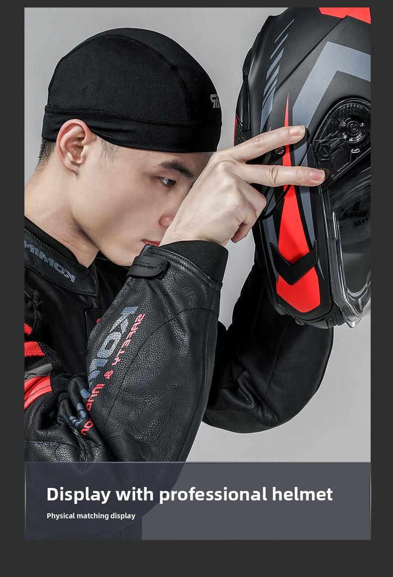 Sun Protection Cycling Cap for Summer, Ice Silk Sunscreen Quick-Dry Bicycle Helmet Liner, Thin Inner Cap