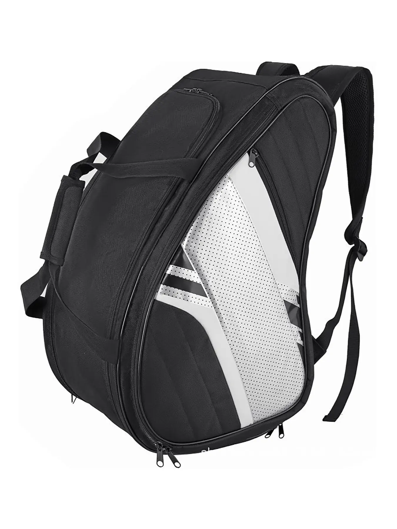 New Multi-Functional Pickleball Backpack, Waterproof Breathable Shoe Compartment, Pickleball Racket Bag with Ball Pouch, Outdoor Training Gear