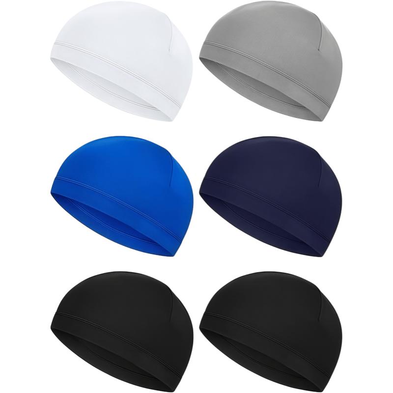 6Pcs Paisley Skull Cap Helmet Liner - Sweat Wicking Cooling Beanie for Men & Women