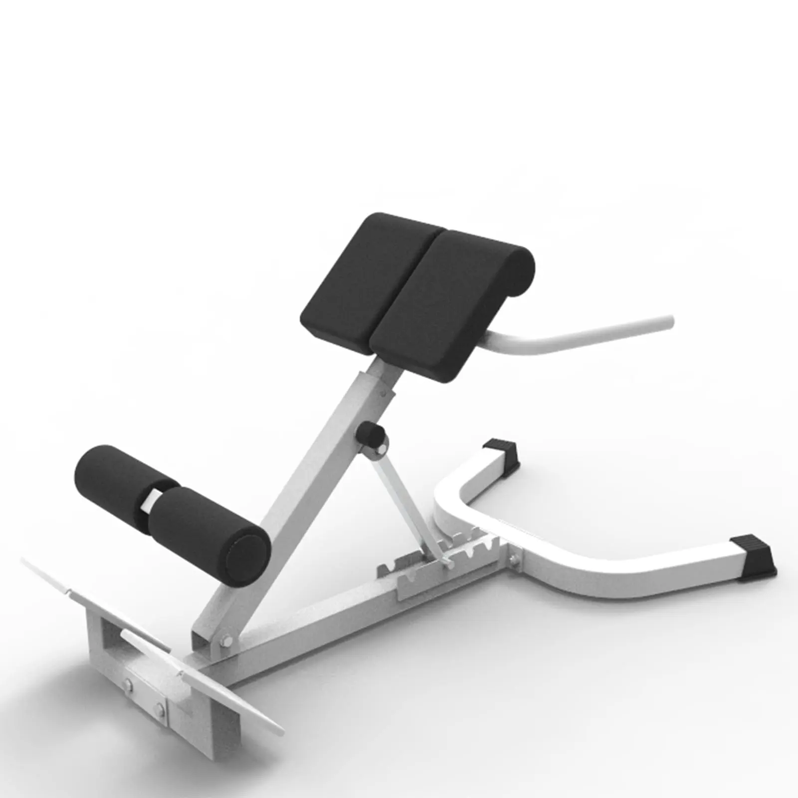 Roman Chair Back Extension Bench,330Lbs Weight Capacity,Adjustable Hyperextension Bench for Core & Lower Back Workout