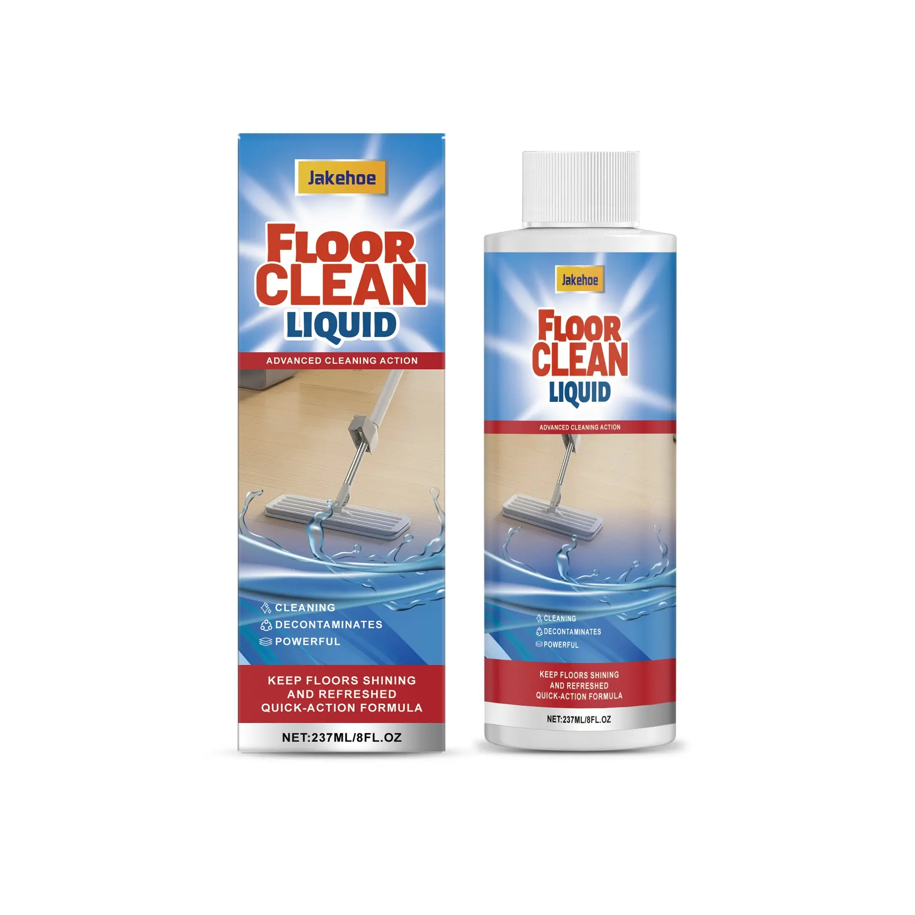 Hardwood Floor Cleaner and Restorer – Citrus Scent Degreaser & Stain Remover, Adds Shine for Tile & Hardwood Floors, Home Use
