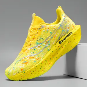 VOLARPISADA Men's Sneakers Lightweight Breathable Low-Top Sneakers with Sole Cushioning Suitable Gym Training, Basketball, Running,, Casual Wear - Stability Technology, Lace-Up, Large Sole & Outdoor