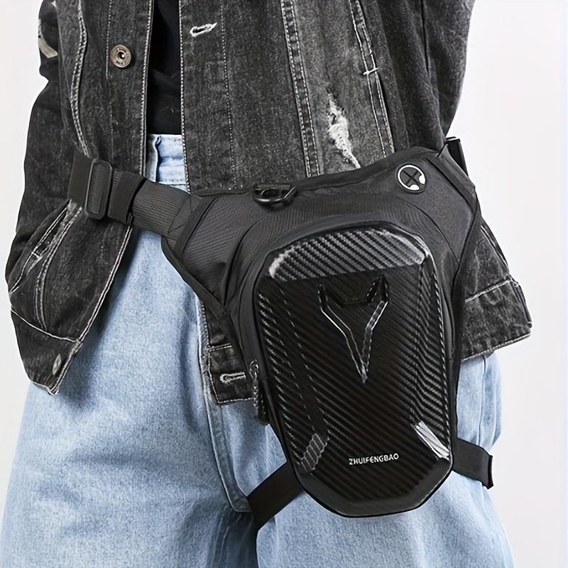 Waterproof Motorcycle Leg Bag, Adjustable Shoulder Strap & Double Zipper Compartment Outdoor Riding Waist Bag, Durable Fabric Bag for Off-road Bikes & Motorcycles Waterproof Motorcycle Leg Bag, Adjustable Shoulder Strap & Double Zipper Compartment Outdoor Riding Waist Bag, Durable Fabric Bag for Off-road Bikes & Motorcycles