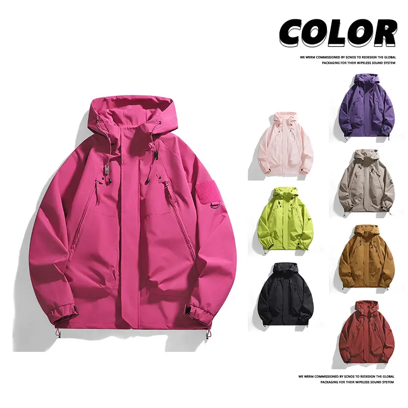 Men's Casual Softshell Jacket, Loose Fit Stand-Collar Lightweight Coat, Windproof & Breathable Outerwear for Spring Autumn Commuting