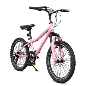 20 Inch Mountain Bike, 7-Speed Adult Dual-Suspension Mountain Bicycle with Sturdy Steel Frame, Excellent Twist Shifting, Dual Handbrake & Adjustable Seat for Men Women On-Site