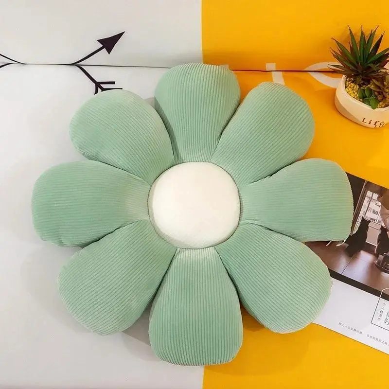 Daisy Pillow Stuffed Flower Cushion Girly Room Decor Sunflower Pillows Bay Window Tatami Floor Cushion for Kids Seat Cute Pillow